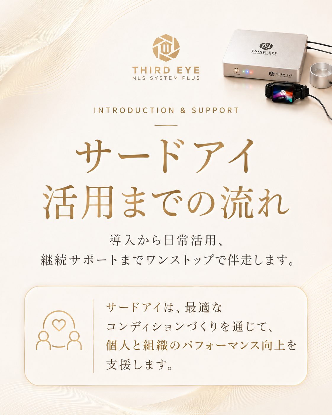 サードアイ活用までの流れと導入サポートの概要