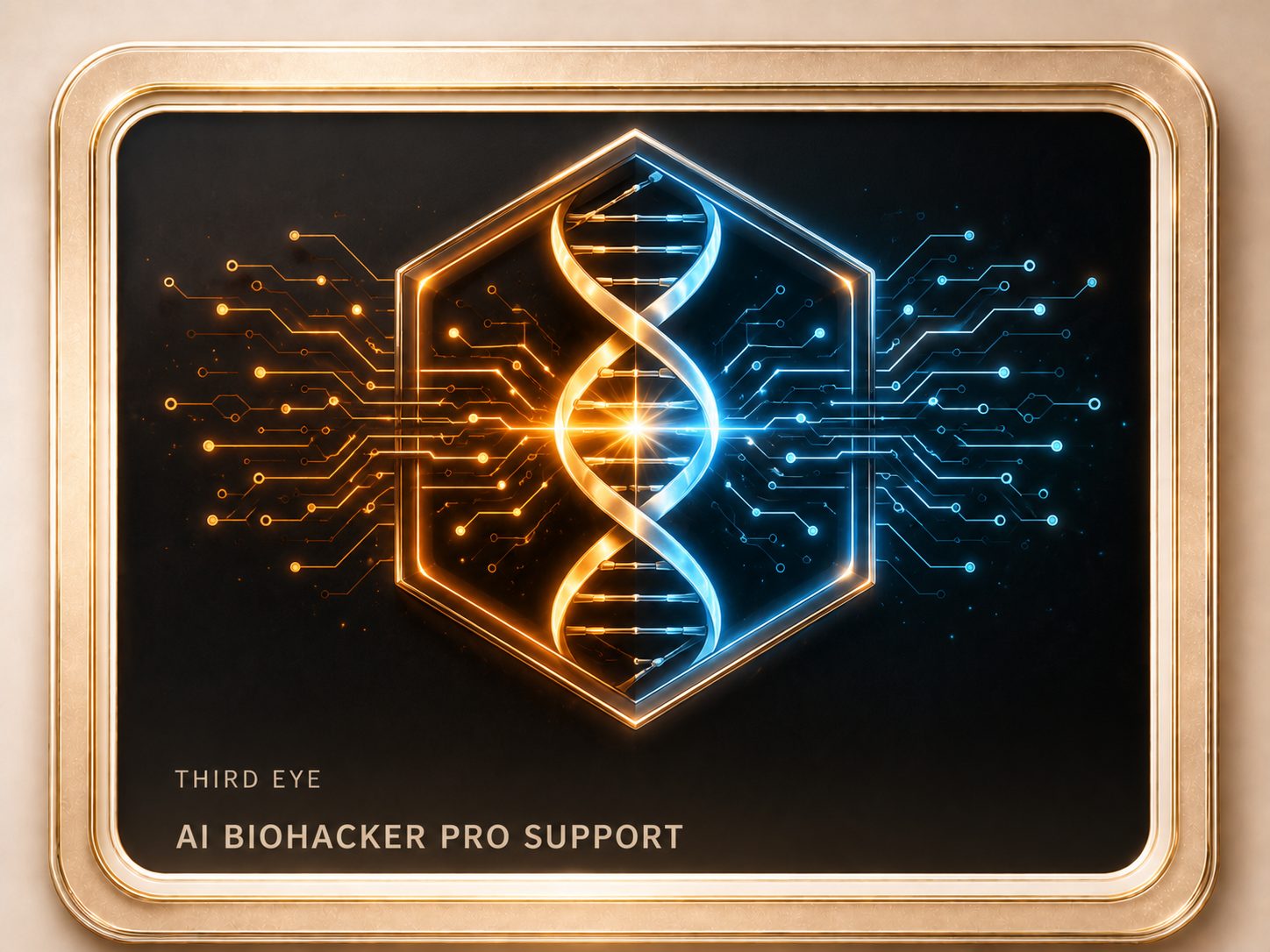 AI BIOHACKER PROとサードアイ情報整理の連携イメージ
